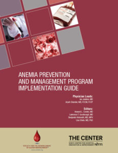 Anemia Prevention and Management Program Implementation Guide