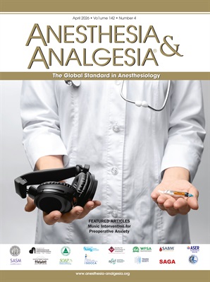 Anesthesia and Analgesia - An SABM scientific journal partner
