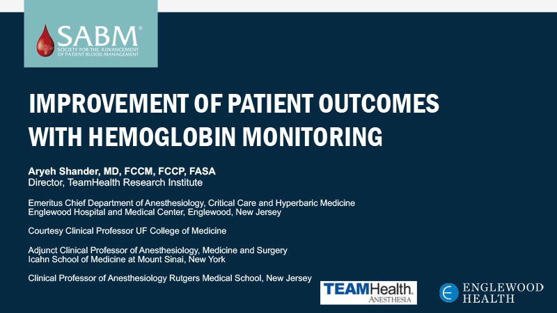SABM Hemoglobin Monitoring Presentation